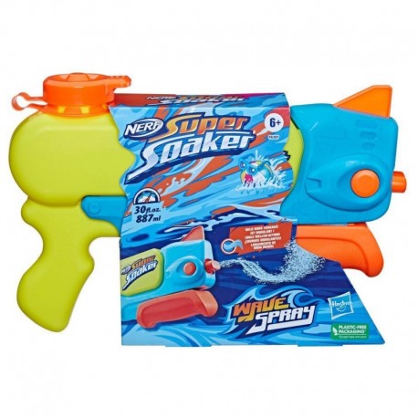 NERF Super Soaker Wave Spray Water Blaster, Nozzle Moves To Create Wild Wave Soakage, Outdoor Games and Water Toys