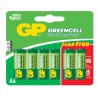 GP Greencell Extra Heavy Duty 4AA+2AA Batteries