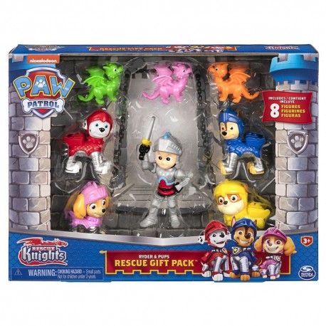 PAW Patrol Rescue Knights Ryder and Pups Rescue Gift Pack