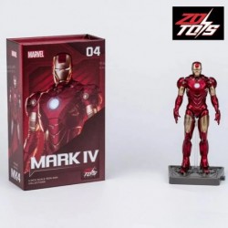 ZD Toys 4-Inch Iron Man with Hall of Armor Set MK4