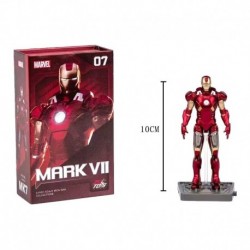 ZD Toys 4-Inch Iron Man with Hall of Armor Set MK7