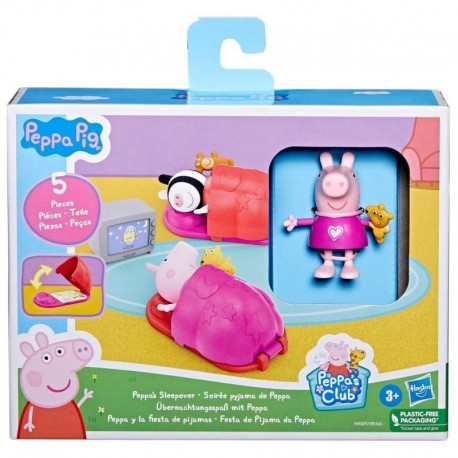 Peppa Pig Toys Peppa's Sleepover Moments Playset