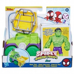 Marvel Spidey and His Amazing Friends Hulk Smash Truck Set