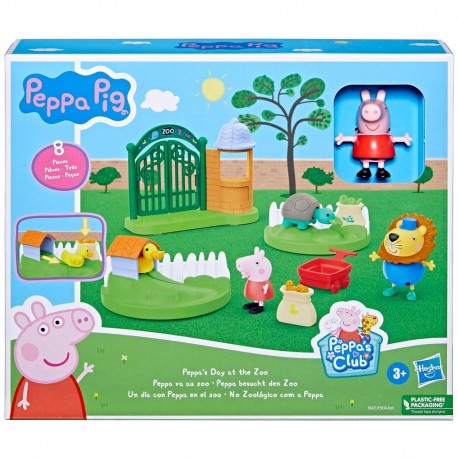 Peppa Pig Toys Peppa's Day at the Zoo Preschool Playset