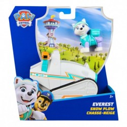 Paw Patrol Basic Vehicle - Everest's Snow Plow with Figure