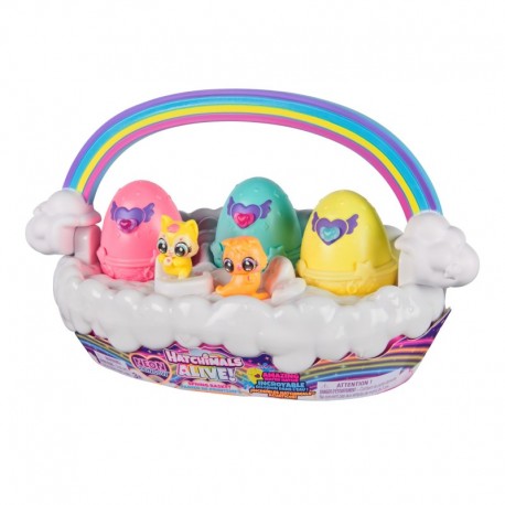 Hatchimals Alive Neon Rainbow Basket