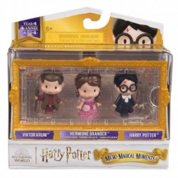 Wizarding World: Harry Potter Micro Magical Moments Collectible Goblet of Fire Multipack (Hermione, Harry, Victor)