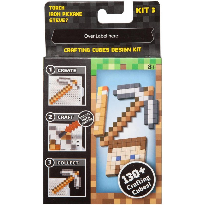 Minecraft Crafting Cube Design Refill Kit 3 (8+ Years)