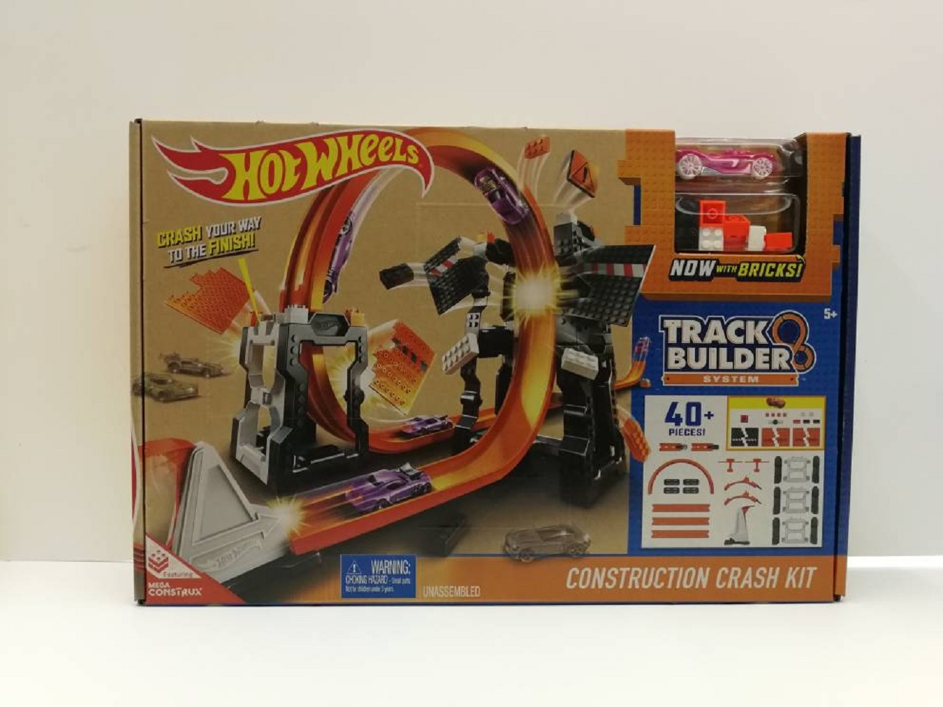 hot wheels track builder turn it curved track set f