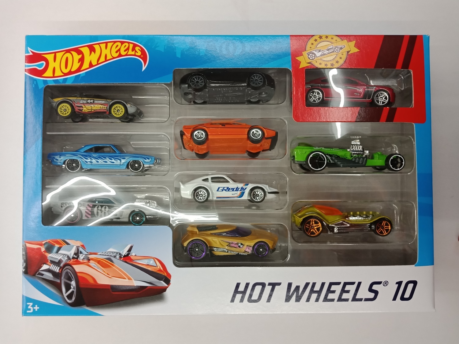 10 hot wheels