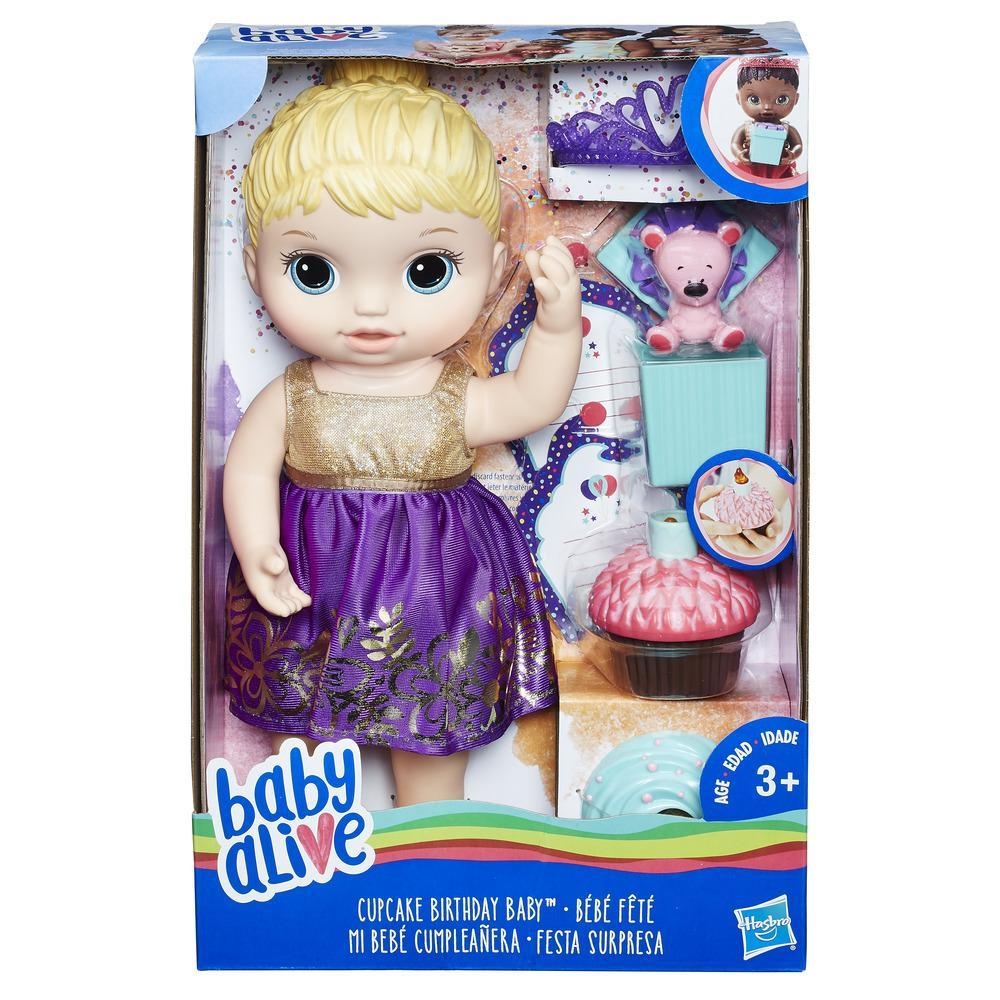 Baby Alive Cupcake Birthday Baby - Blonde Sculpted Hair