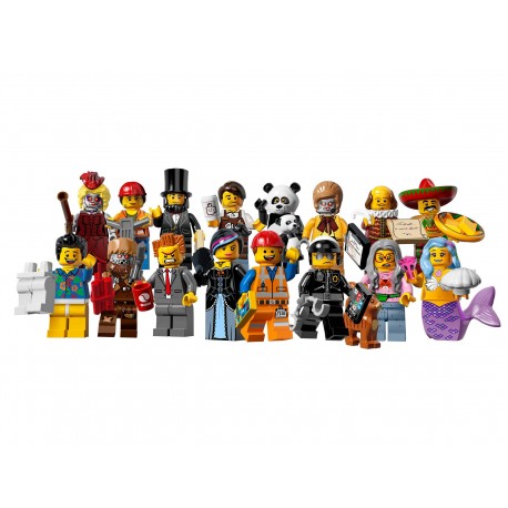 LEGO Collectible Minifigures 71004 LEGO Movie Complete Set of 16