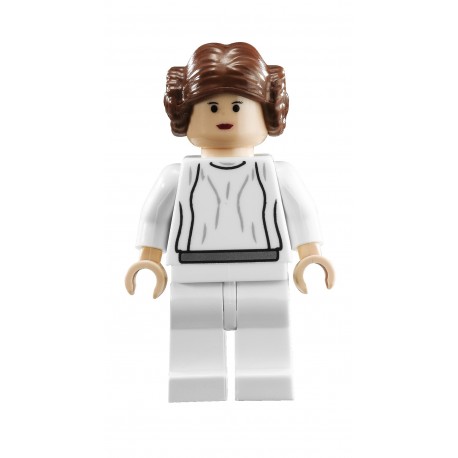 Princess Leia (White Dress, Light Flesh)