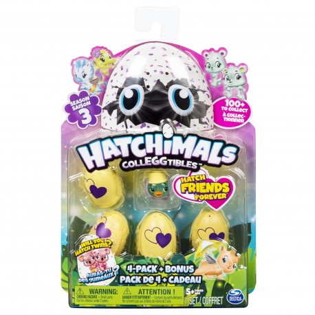 Hatchimals CollEGGtibles Series 3 4 Pack + Bonus