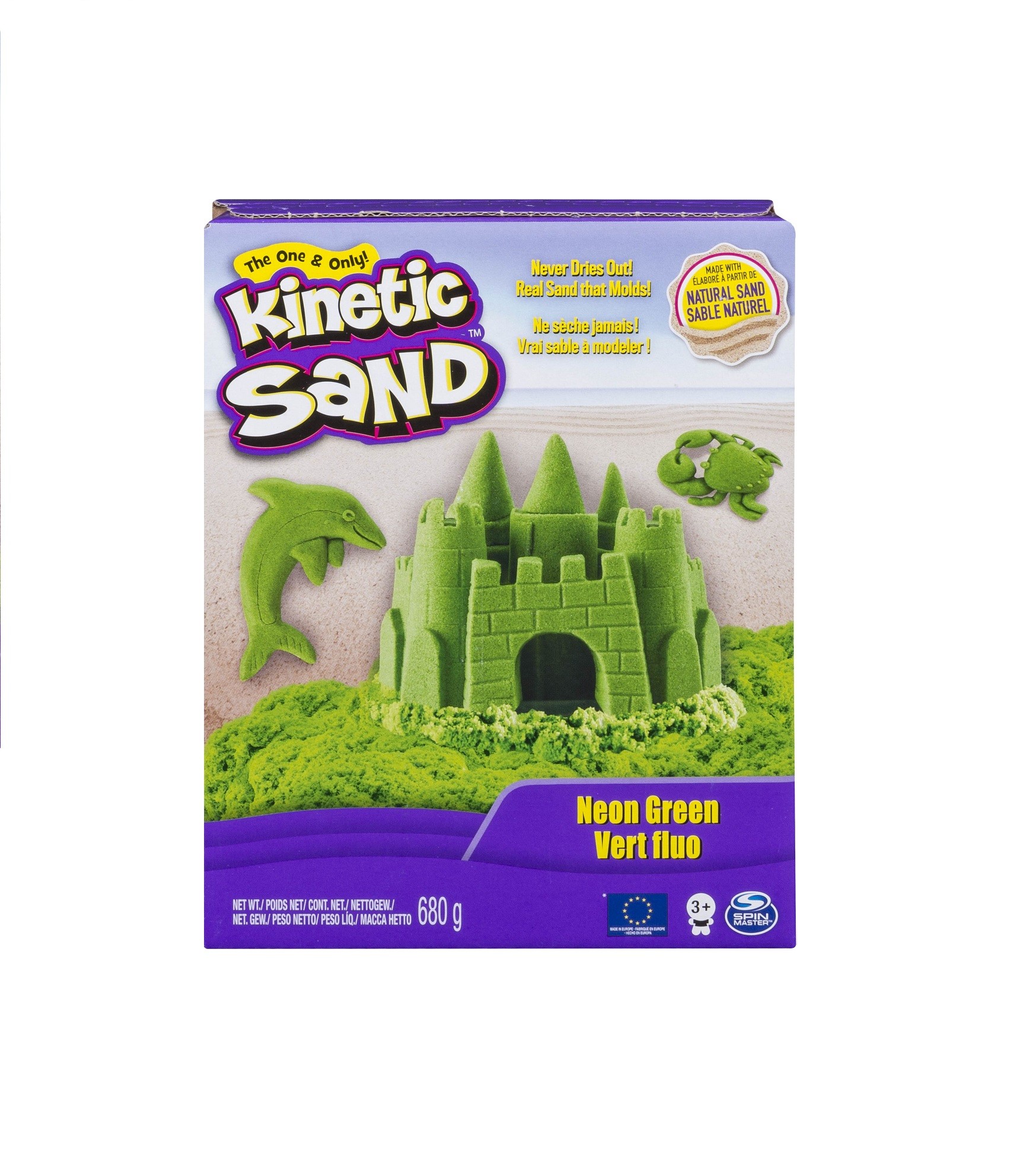 green kinetic sand