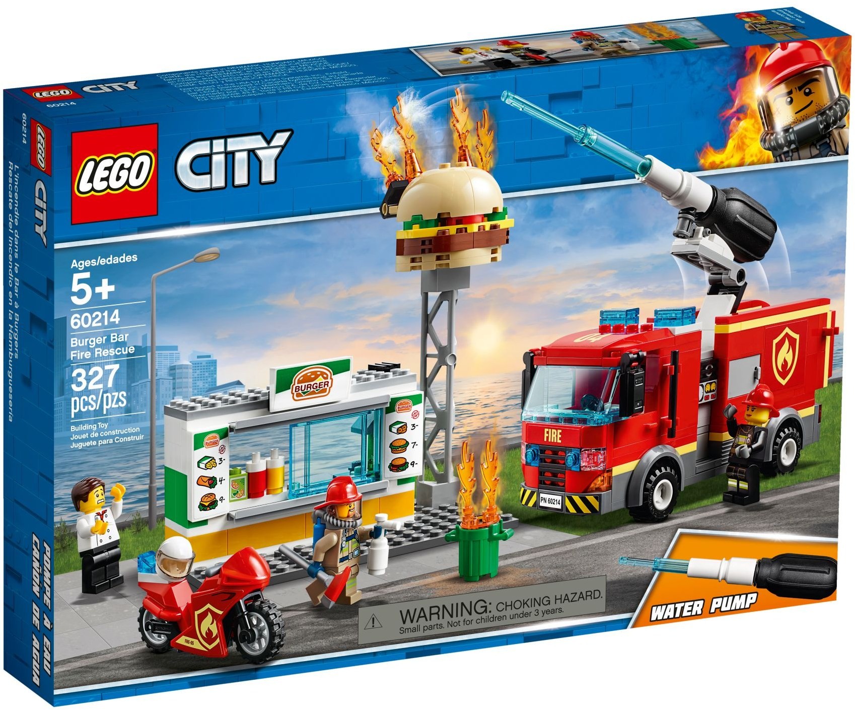 lego city fire burger bar