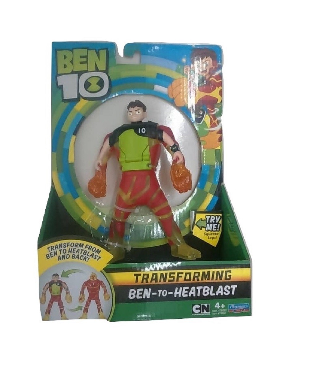 Ben 10 Ben To Alien Transforming Figure Ben To Heatblast - ben 10 heatblast roblox
