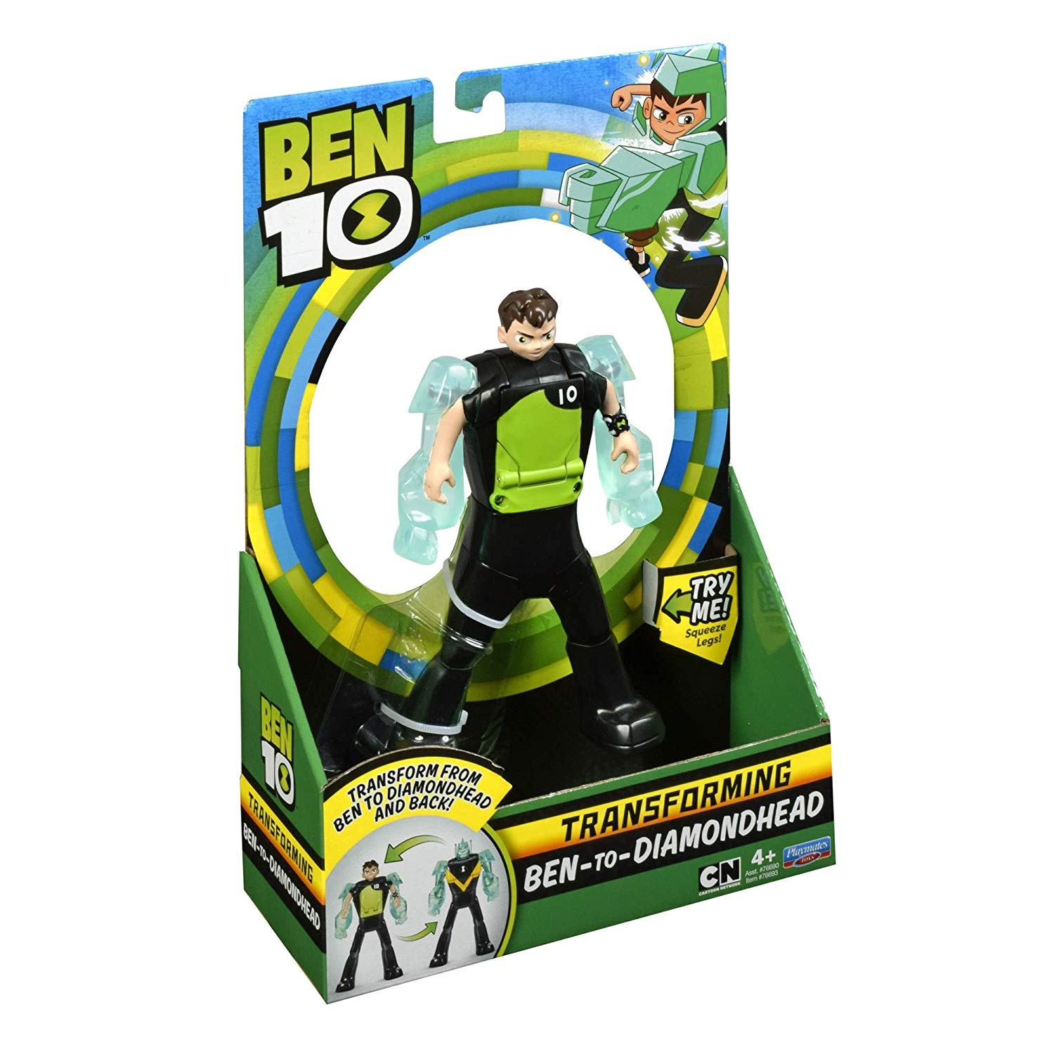 Ben 10 Ben To Alien Transforming Figure Ben To Diamondhead - become ben 10 transform in roblox