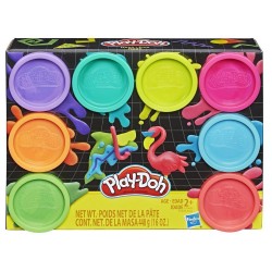 Play Doh 8-Pack Neon Non-Toxic Modeling Compound with 8 Colors