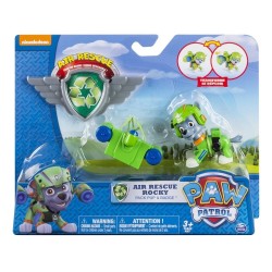 Paw Patrol Air Rescue Pack Pup and Badge Asst - Rocky