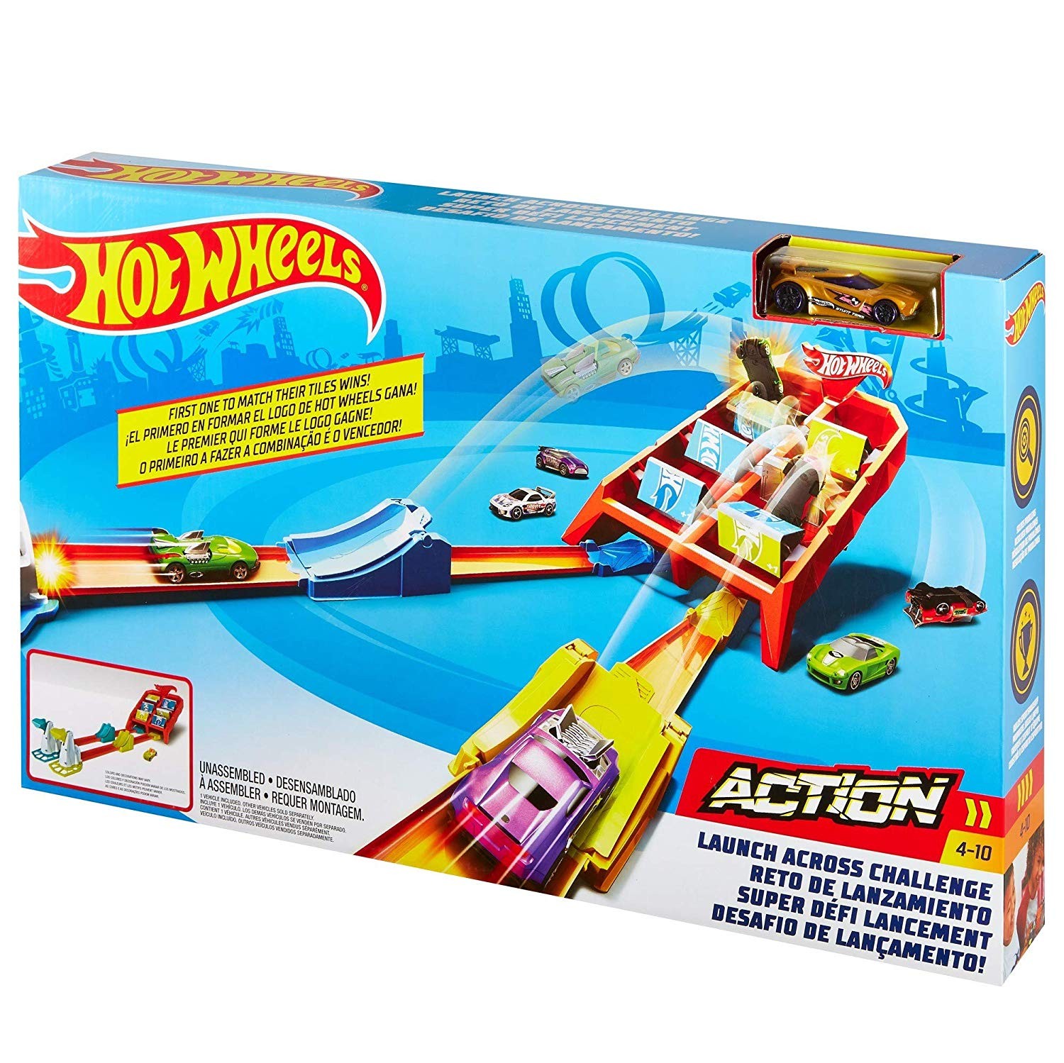 hot wheels launch across challenge