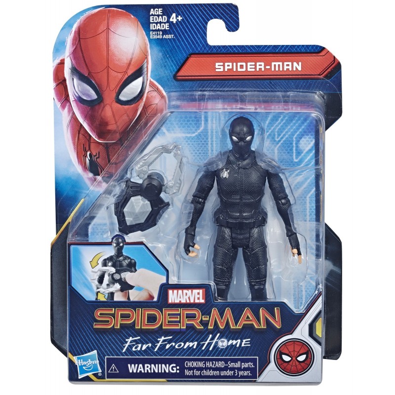 spiderman hasbro e4119 e3549 aranha spindelmannen lejos longe daleko figurka acessorio furtivo boneco spielzeug actionfiguren sortiert garra sigilo kinostart passende