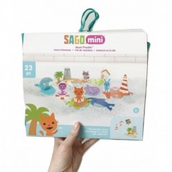 Sago Mini Bath Toys Foam Island