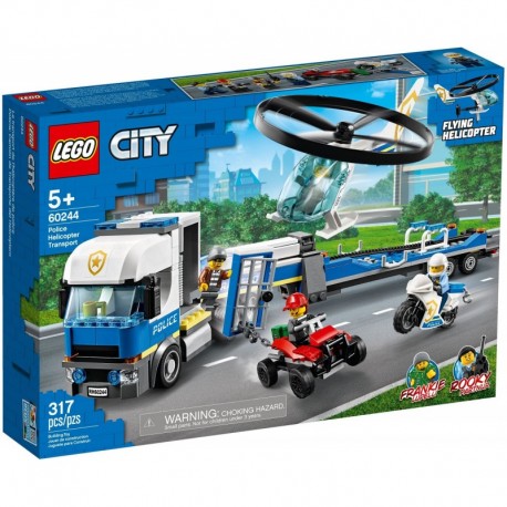 LEGO City Police 60244 Police Helicopter Transport