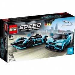 LEGO Speed Champions 76898 Formula E Panasonic Jaguar Racing GEN2 Car & Jaguar I-PACE Etrophy