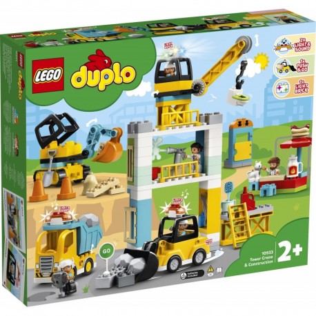 LEGO DUPLO Town 10933 Tower Crane & Construction