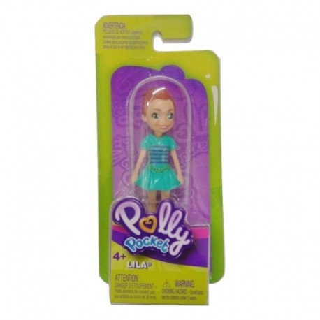 Polly Pocket and Friends Figure - Lila with Pink Unicorn Mini Dress