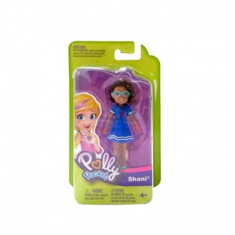 Polly Pocket and Friends Figure - Shani White Dress With Black Pattern