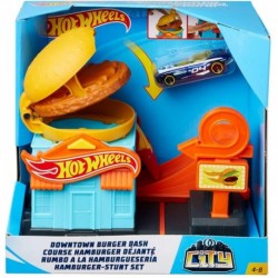 Hot Wheels City Downtown Playset - Burger Dash