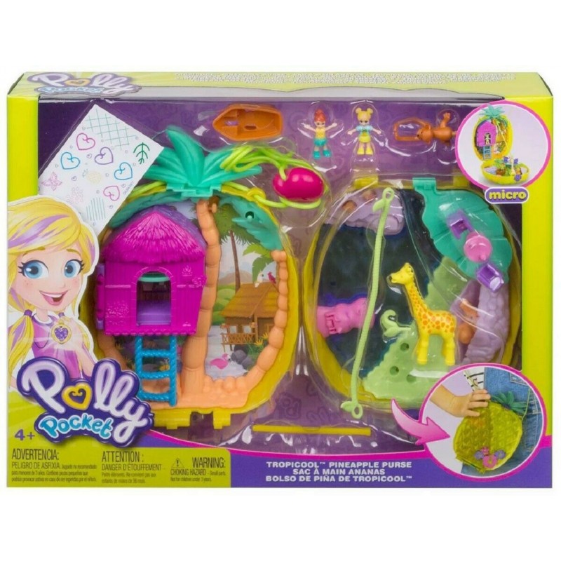 polly pocket purse pineapple