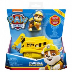 Paw Patrol Basic Vehicle - Rubble Bulldozer