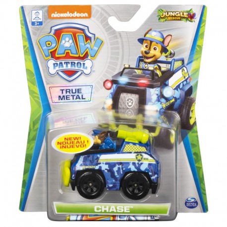 Paw Patrol True Metal Diecast Vehicles - Jungle Chase