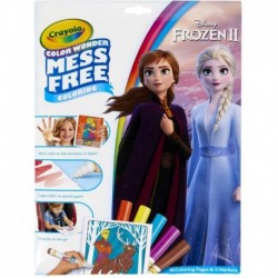 Crayola Color Wonder Mess Free Frozen 2 Coloring Pages & Markers