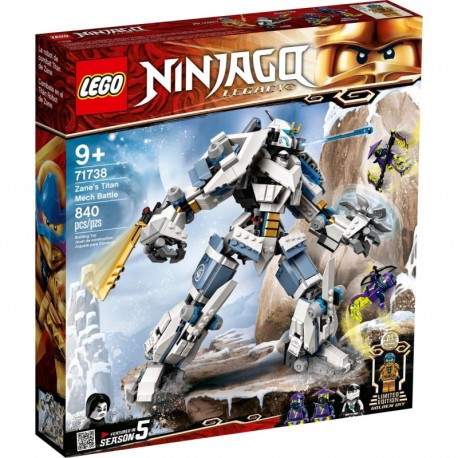 LEGO NINJAGO 71738 Zane's Titan Mech Battle
