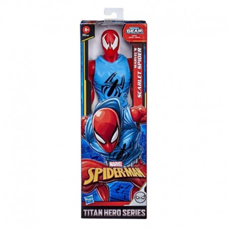 Marvel Spider-Man: Titan Hero Series Blast Gear Marvel's Scarlet Spider 12-Inch-Scale Super Hero Action Figure Toy