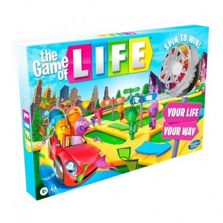The Game of Life Game Includes Colorful Pegs