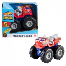 Hot Wheels Monster Trucks Twisted Tredz 5 Alarm Vehicle