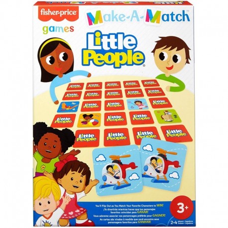 Fisher-Price Little People Theme Make-A-Match Card Game