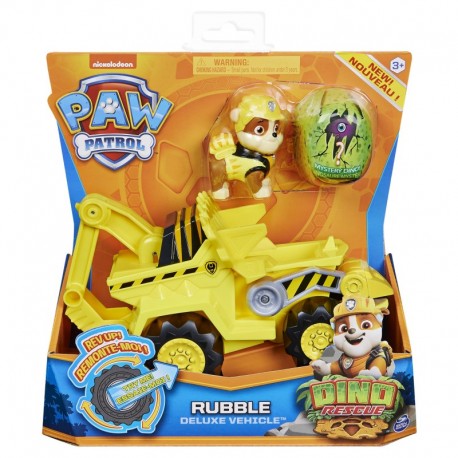 Paw Patrol Dino Rescue Deluxe Rev Up Vehicle Rubble