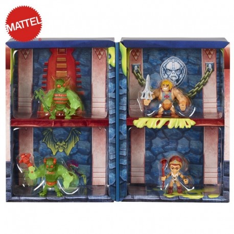 Masters of the Universe Eternia Minis Multipack 3-in, Set of 4 MOTU Characters