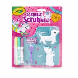 Crayola Scribble Scrubbie Pets, Dog & Cat, 2 Count