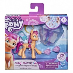 My Little Pony: A New Generation Movie Crystal Adventure Sunny Starscout - 3-Inch Orange Pony Toy