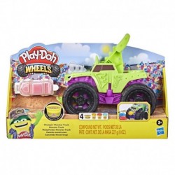 Play-Doh Wheels Chompin' Monster Truck Toy with Car Accessory and 4 Colors