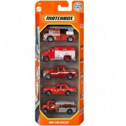 Matchbox Cars 5 Packs MBX Fire Rescue