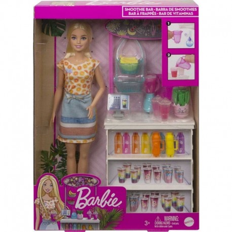 barbie smoothie bar playset