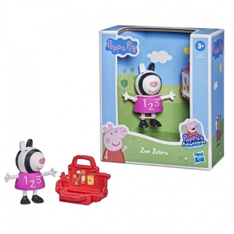 Peppa Pig Peppa's Adventures Peppa's Fun Friends Preschool Toy, Zoe Zebra Figure